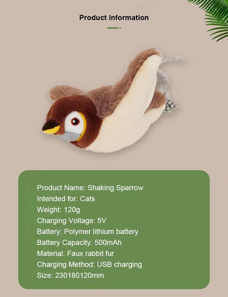 Pickerry™ Flappy Bird Interactive Cat Toy