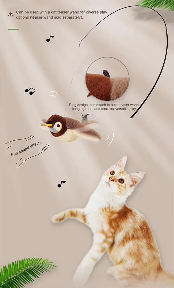 Pickerry™ Flappy Bird Interactive Cat Toy