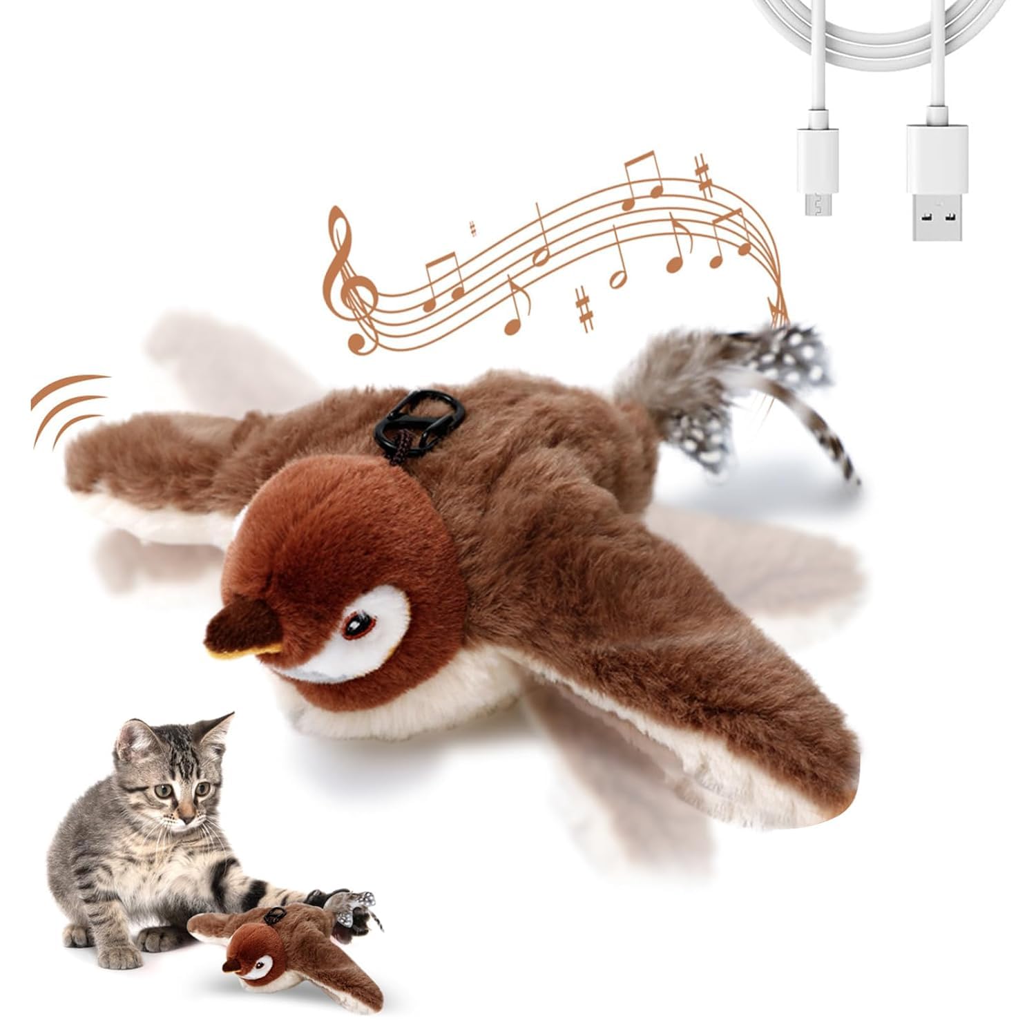 Pickerry™ Flappy Bird Interactive Cat Toy
