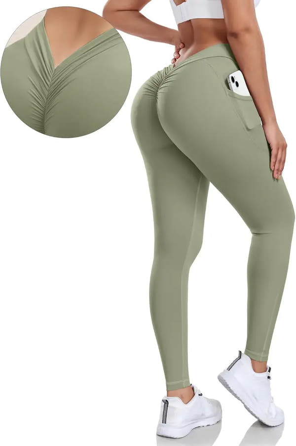 Pickerry™ V-Back Butt Lift Leggings with Pockets