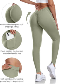 Pickerry™ V-Back Butt Lift Leggings with Pockets