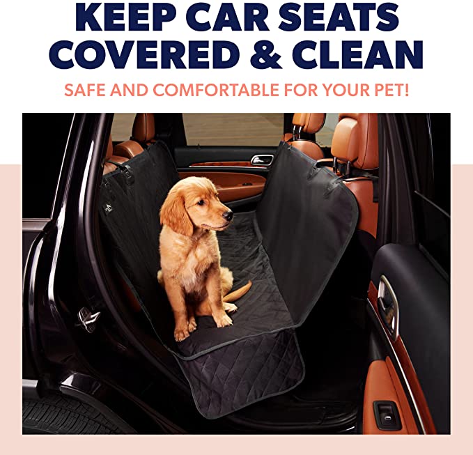 Hard Bottom Dog Car Seat Cover side view