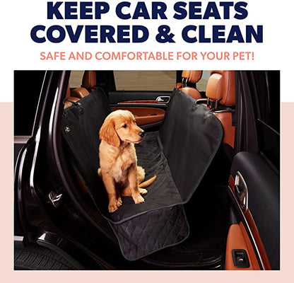Hard Bottom Dog Car Seat Cover side view