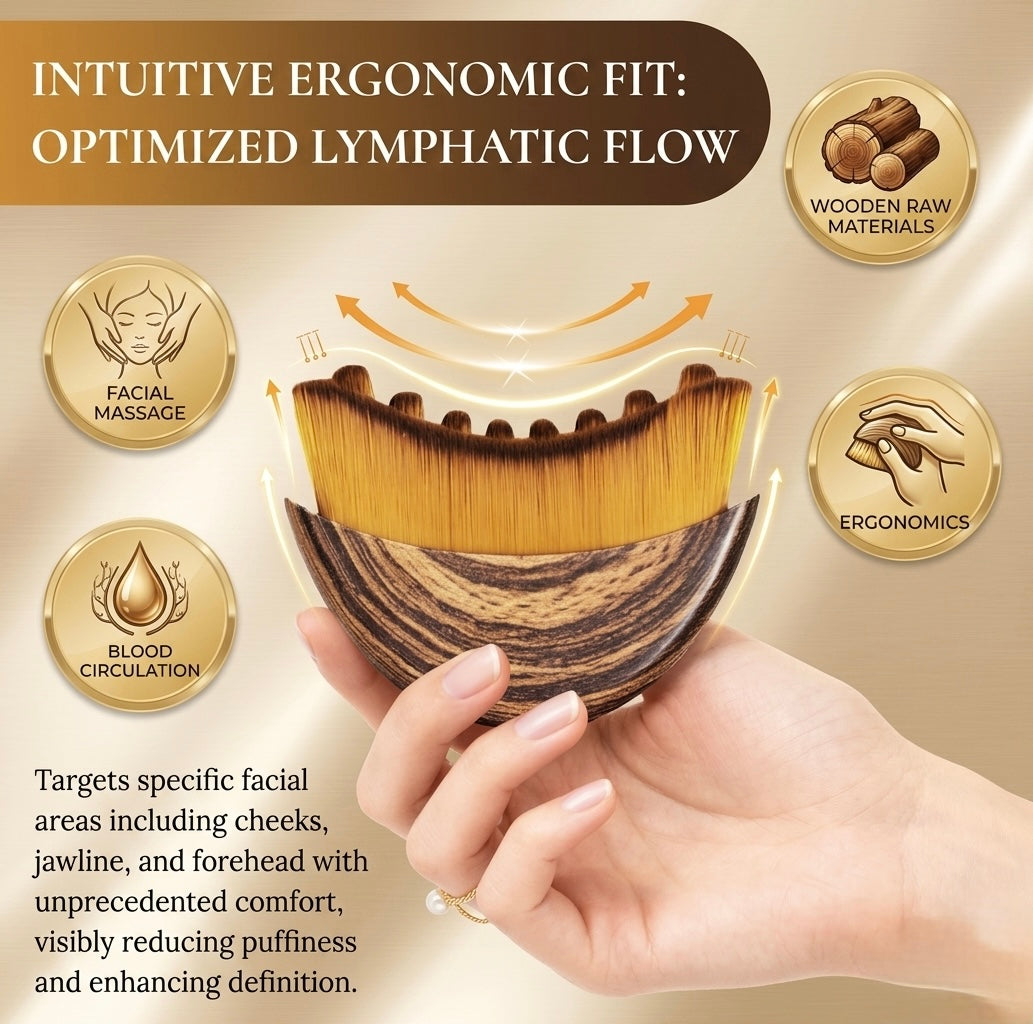 Lymphatic Contour Face Brush Usage