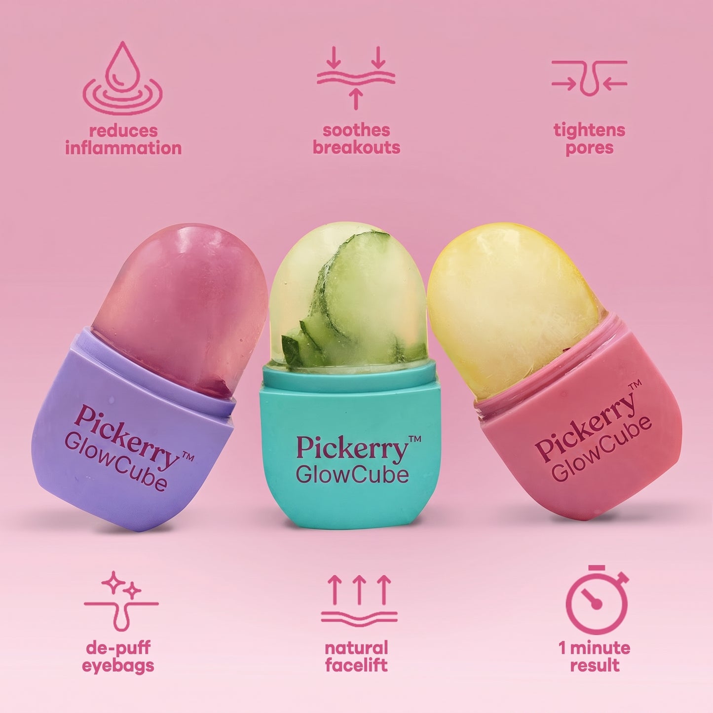 Pickerry™ GlowCube - Ice Facial Sculpting Tool