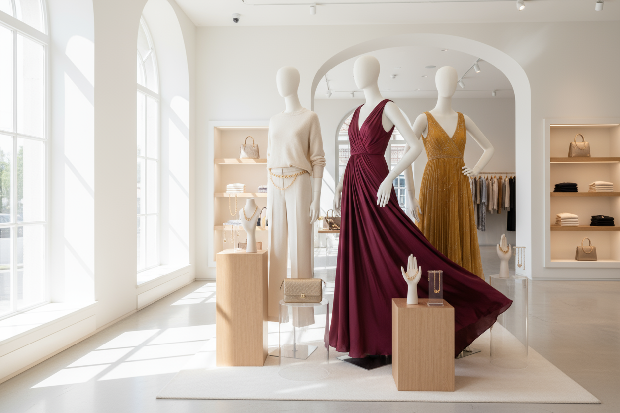 create an hero image for pickerry.com, which is a fashion store. 