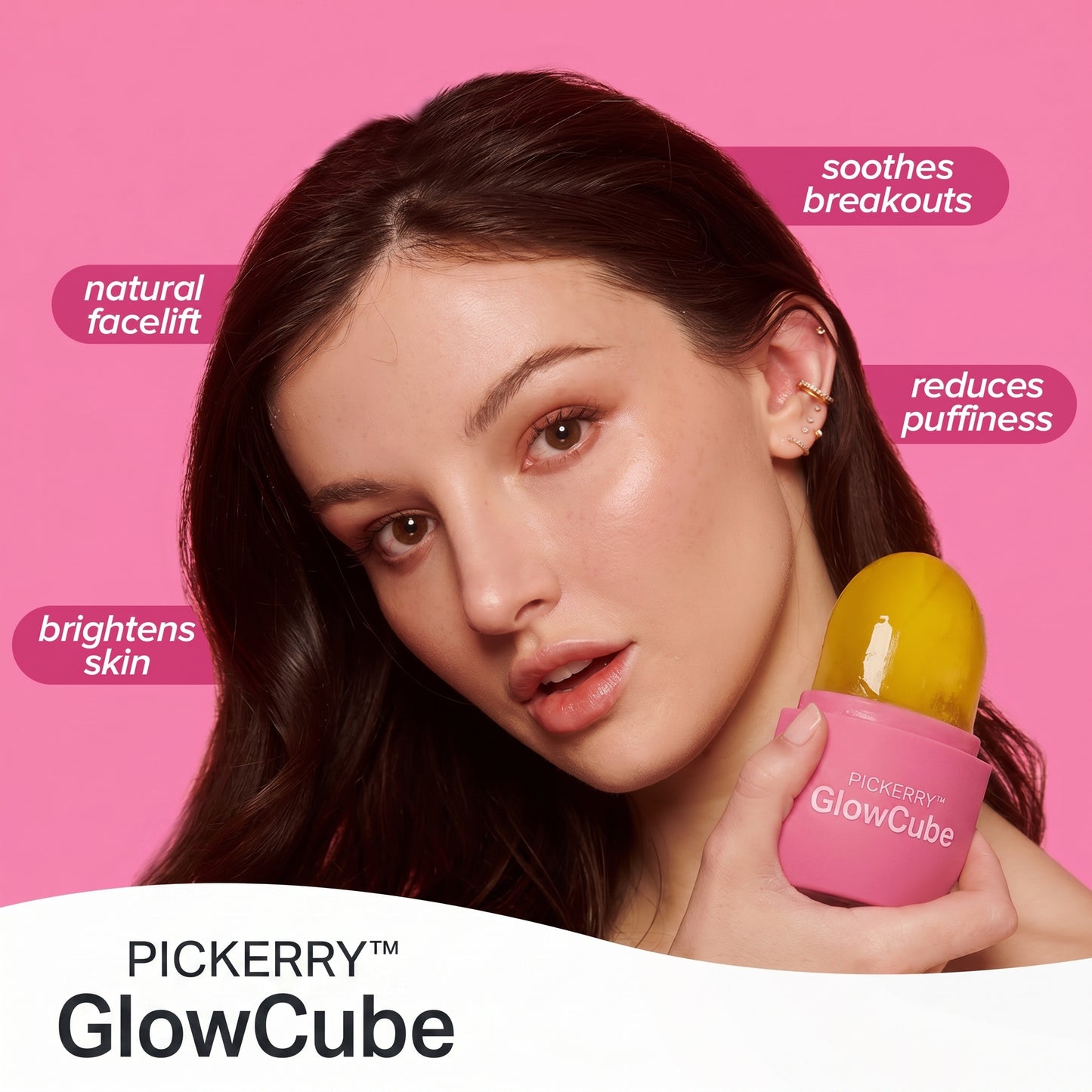 Pickerry™ GlowCube - Ice Facial Sculpting Tool